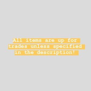 Welcoming trades!